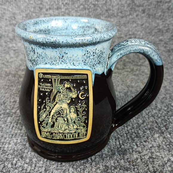 Bones Coffee Mug Deneen Army of Dark Chocolate Brown Blue 2021 - Picture 1 of 7